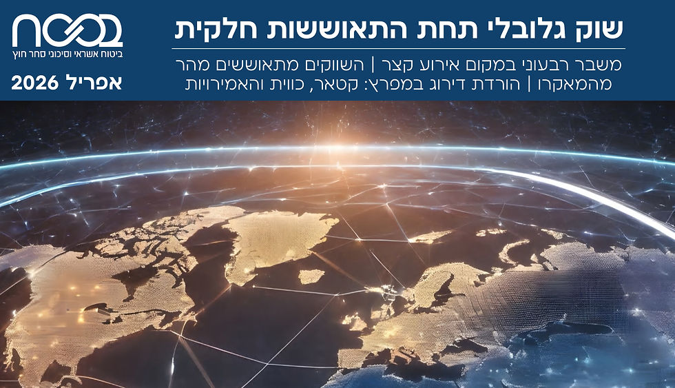 גלובלטר בססח אפריל 2026: התאוששות חלקית, תנודתיות ואי-ודאות