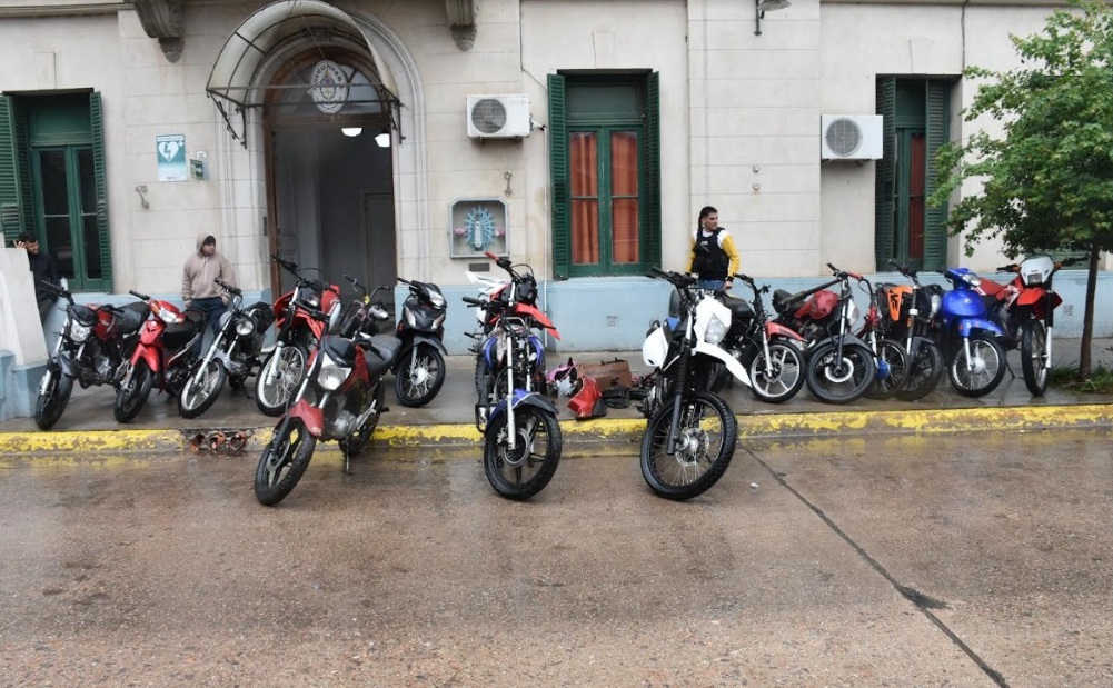 Tras allanamientos fueron secuestradas en Chacabuco 24 motocicletas