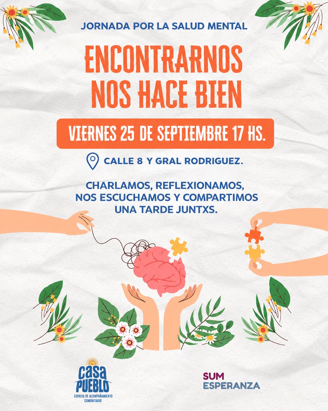 “Encontrarnos nos hace bien”