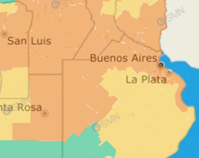 Chacabuco: aumentaron el nivel de la alerta meteorológica por tormentas