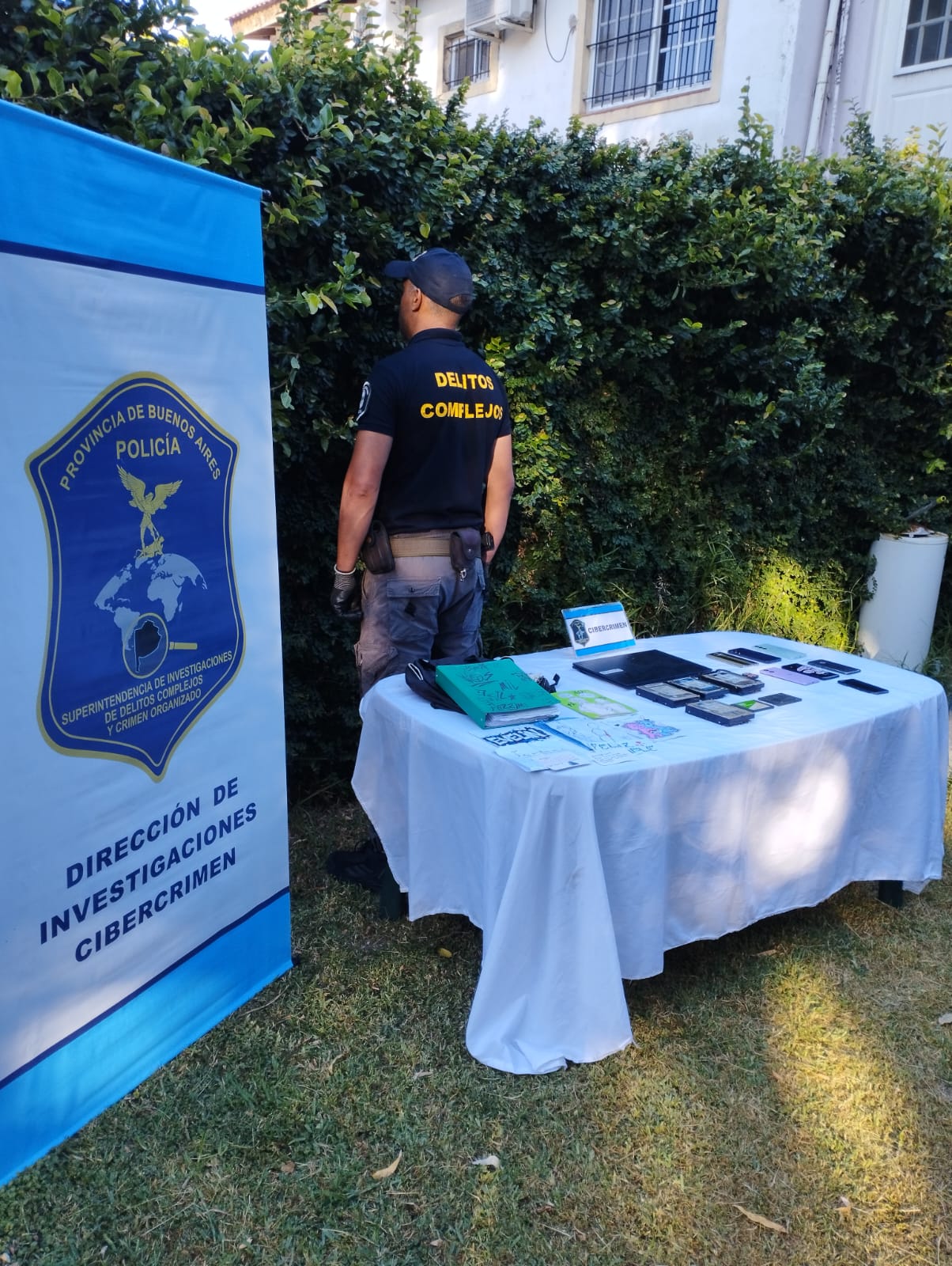 LA DELEGACIÓN DE INVESTIGACIONES EN CIBERDELITOS SEDE CHIVILCOY PARTICIPÓ EN INVESTIGACIONES Y ALLANAMIENTOS EN LA LOCALIDAD DE DON TORCUATO