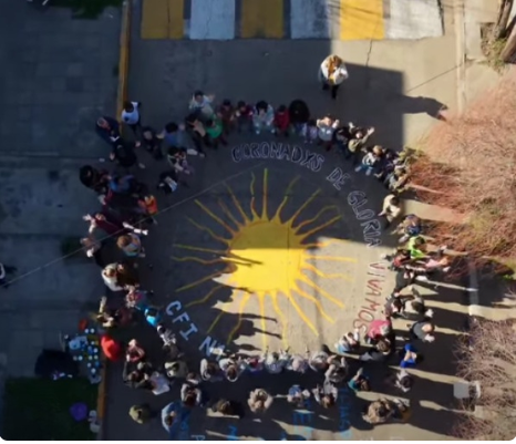 El CFI N° 1 celebró el aniversario de la Educación Especial con una jornada comunitaria y una gran pintada