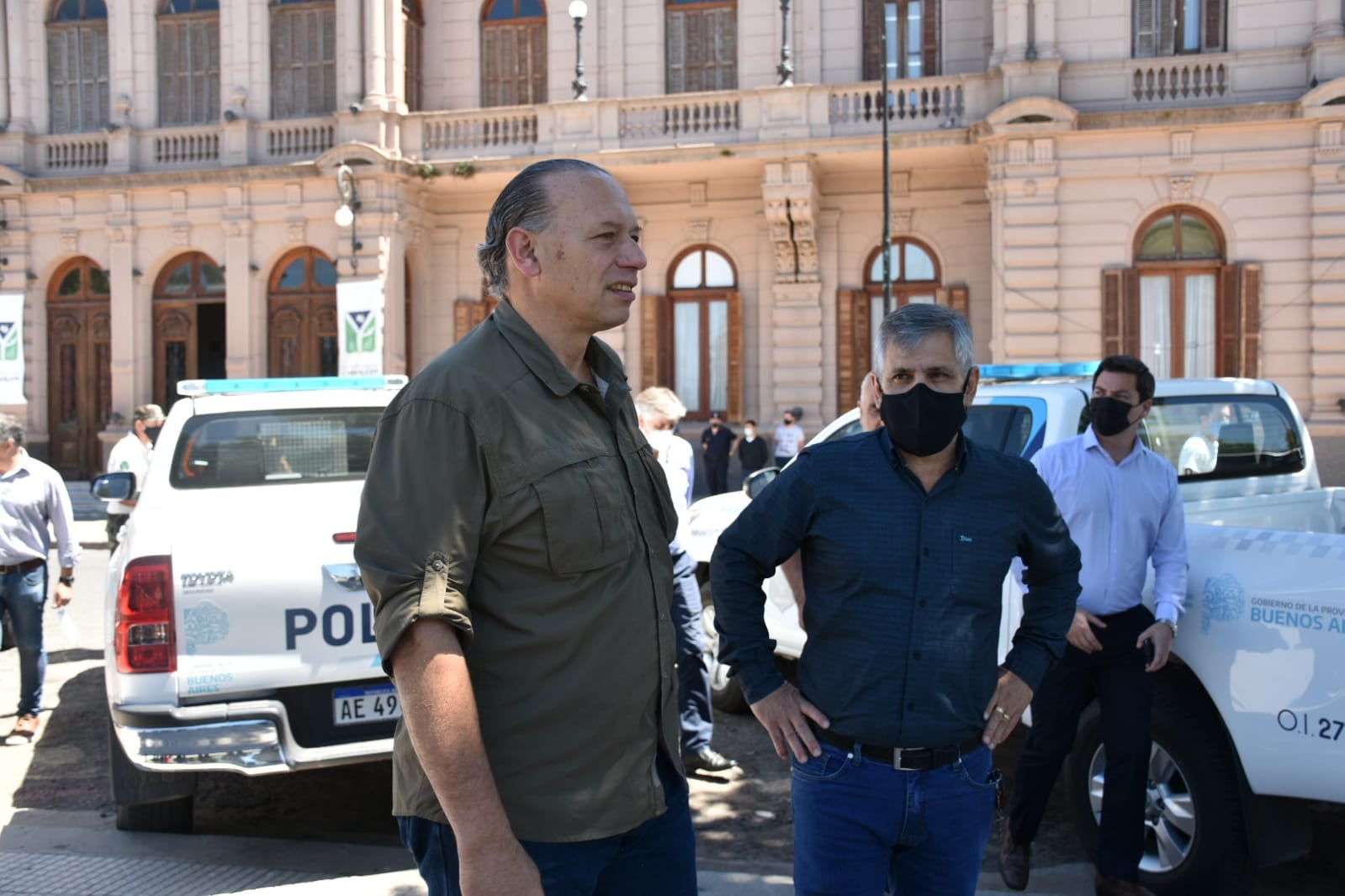 El Ministro Sergio Berni entregará al Intendente Britos 17 móviles policiales