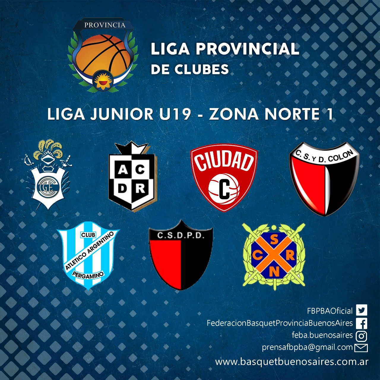 Básquet
Definieron las Zonas y el formato de disputa de la 30° Liga Junior U19