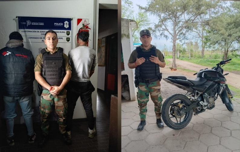 Interceptaron en la ruta 5 una moto con pedido de secuestro