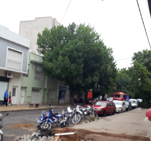 Principio de incendio en uno de los calabozos de la Comisaría 1°