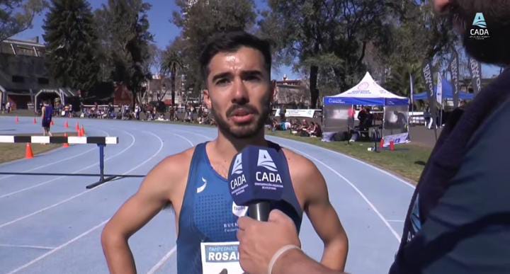 El atleta chivilcoyano Tomás Vega se consagró Campeón Nacional de 3000 metros con obstáculos en el campeonato que se disputó en Rosario, Santa Fe