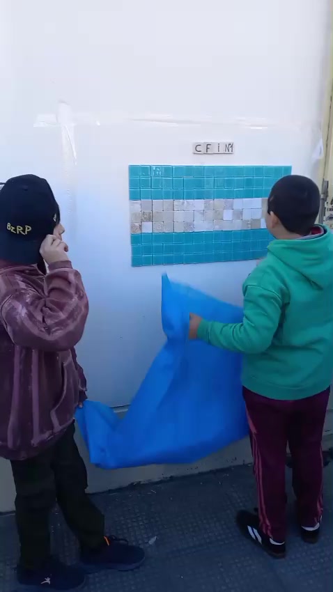 CFI N°1 inauguró mural con ceremonia y participación de jóvenes