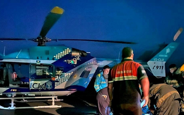 En vuelo sanitario trasladaron a una menor de 17 años al Hospital de La Plata