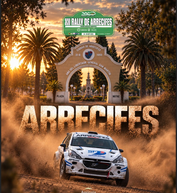 Itinerario Rally de Arrecifes: dos carreras en un mismo fin de semana