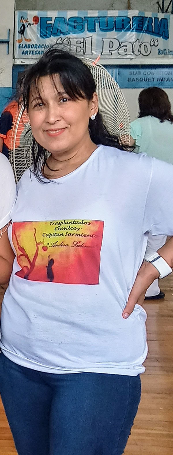 Luciana Salinas
“Concurría a algún lugar con el barbijo puesto y todos me miraban, se alejaban como