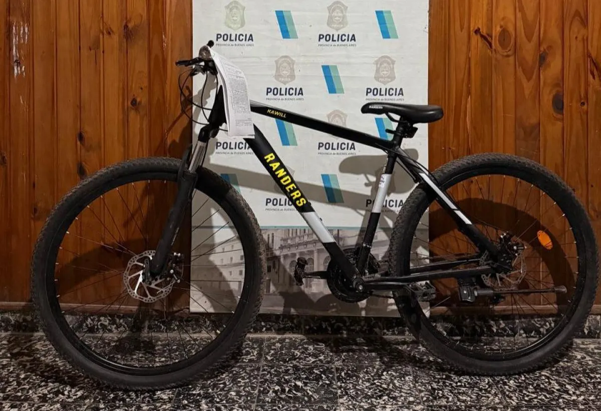Bolívar: recuperaron una bicicleta robada tras un allanamiento