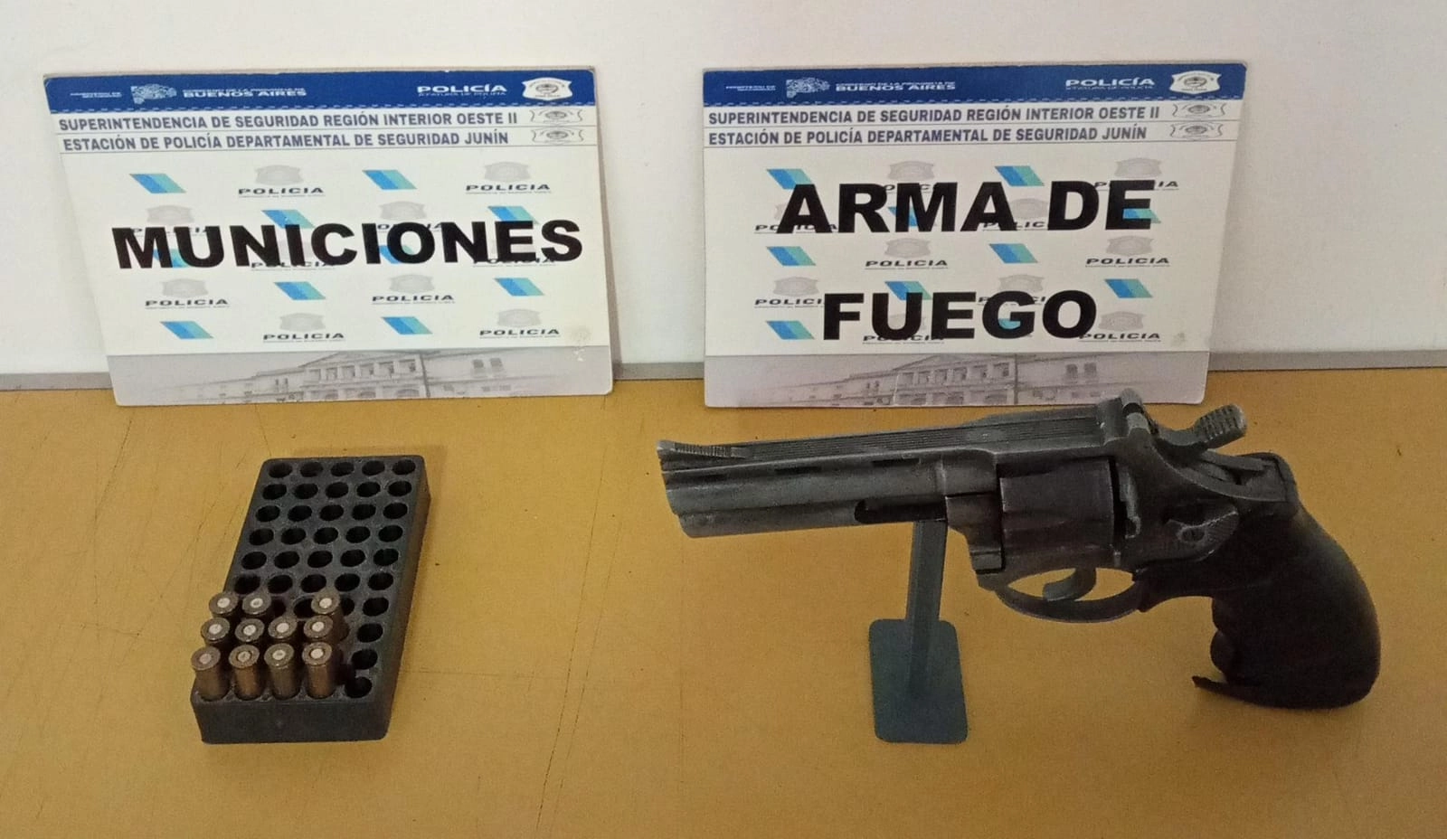 Junín: secuestraron armas de fuego y aprehendieron a un hombre en un allanamiento
