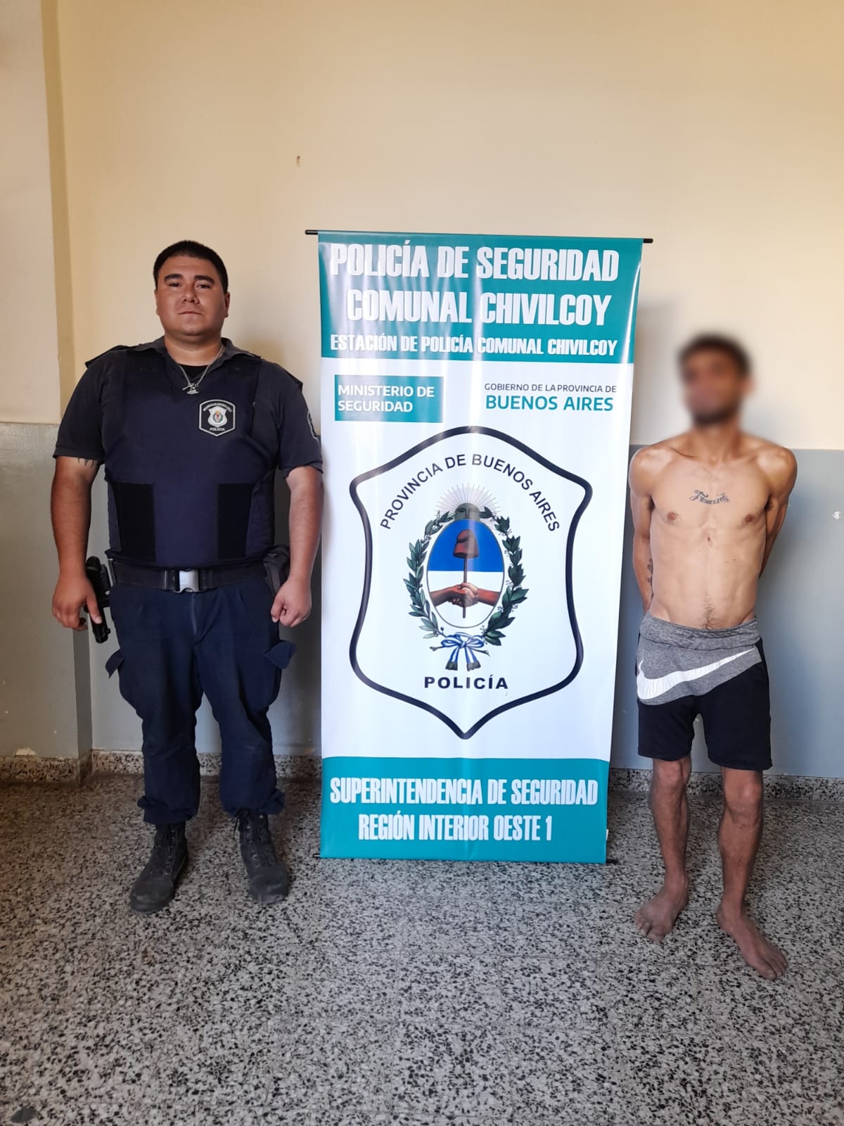 Un ciudadano fue detenido por hurto de motocicleta en grado de tentativa