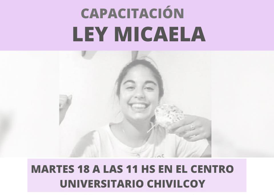HCD – Ejecutivo 
La capacitación por la ‘Ley Micaela’ se desarrollará en el Centro Universitario