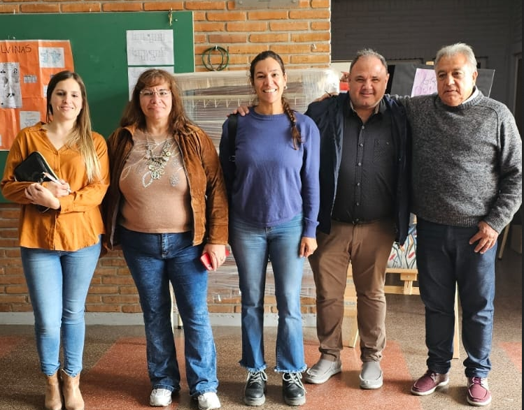 Puestas en valor por inaugurar en distintos establecimientos educativos, proyectos de obras integrales y comedores a concretar.