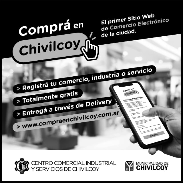CECOINSE 
Comienza a funcionar la plataforma on line “Comprá en Chivilcoy”