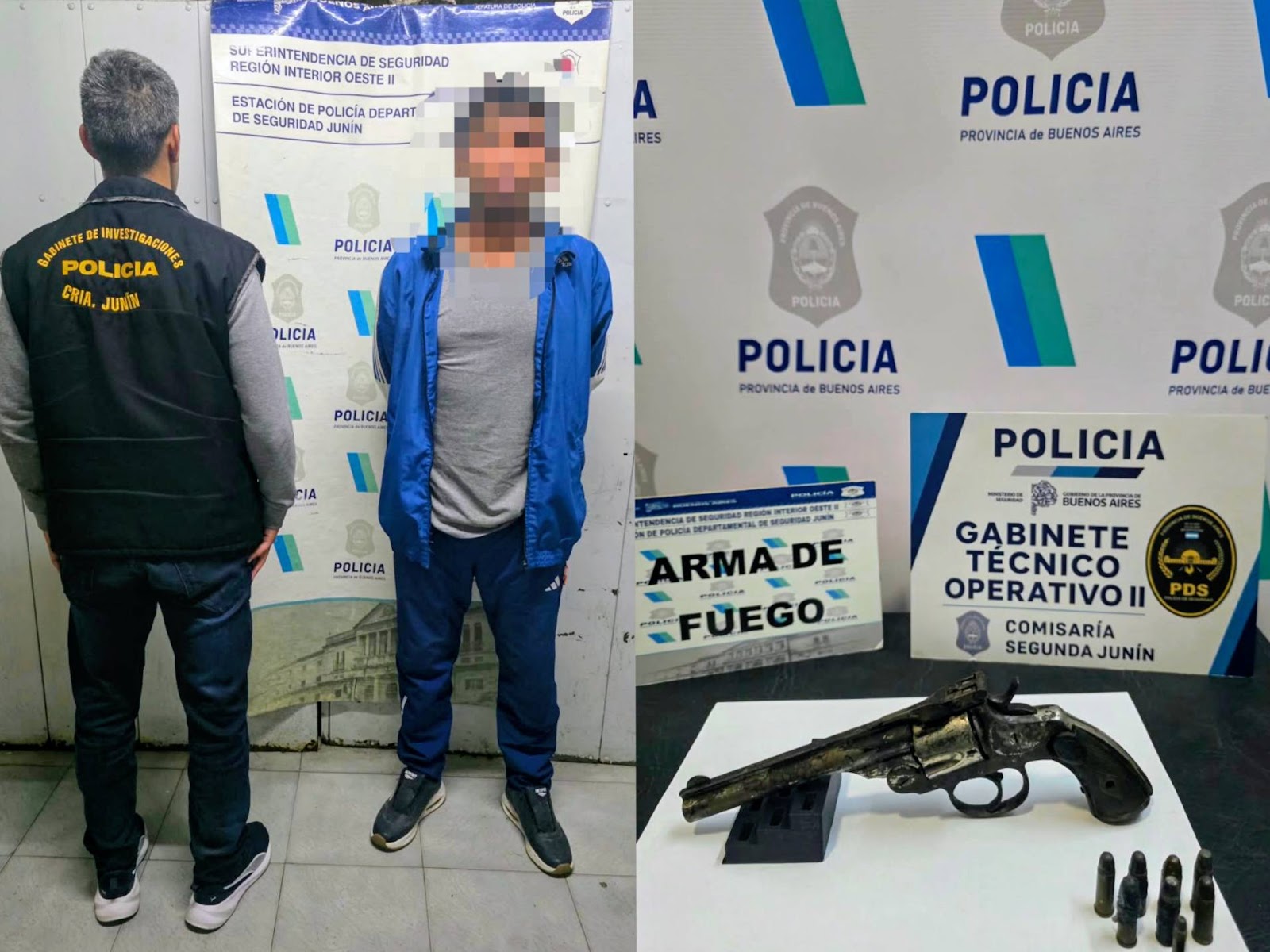 Junín: detuvieron a un hombre acusado de amenazar de muerte a su expareja