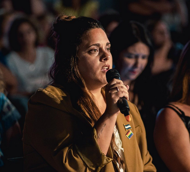 “Actualmente es una campaña pero la intención es que pueda convertirse en un programa”, anheló Galland acerca de su proyecto que busca evitar los hechos de violencia en la vía pública