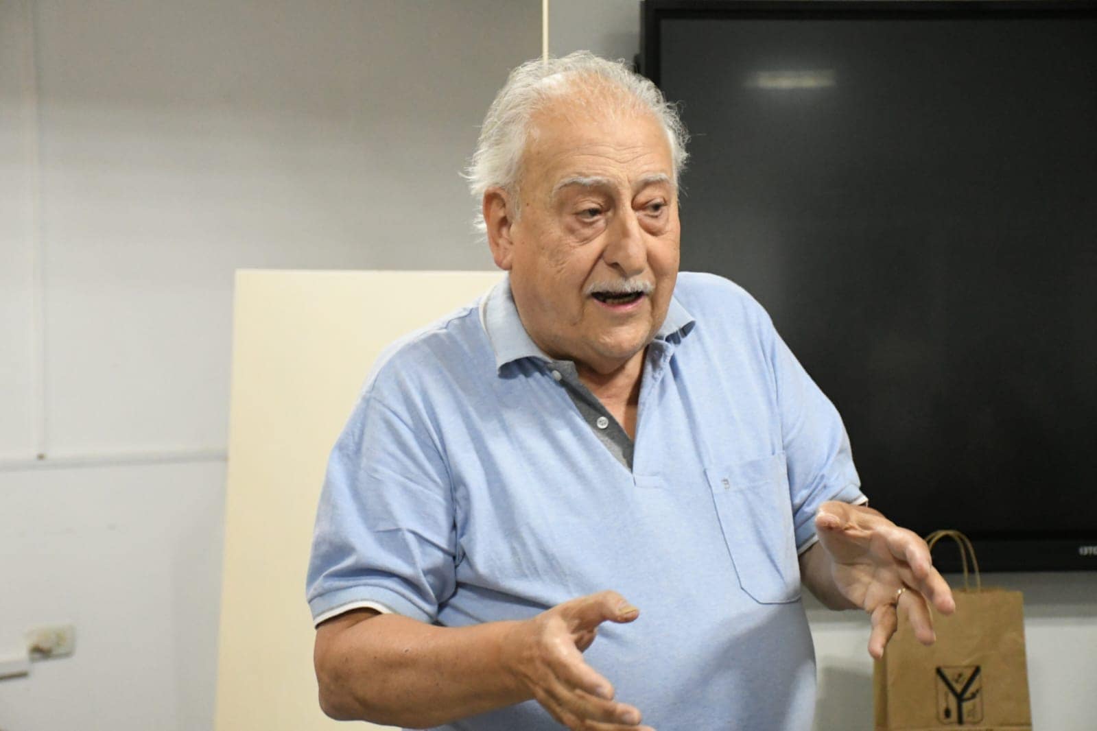 “Lo único que tenemos en claro que EMTUPSE como está ahora no puede seguir”, sostuvo De Lillo