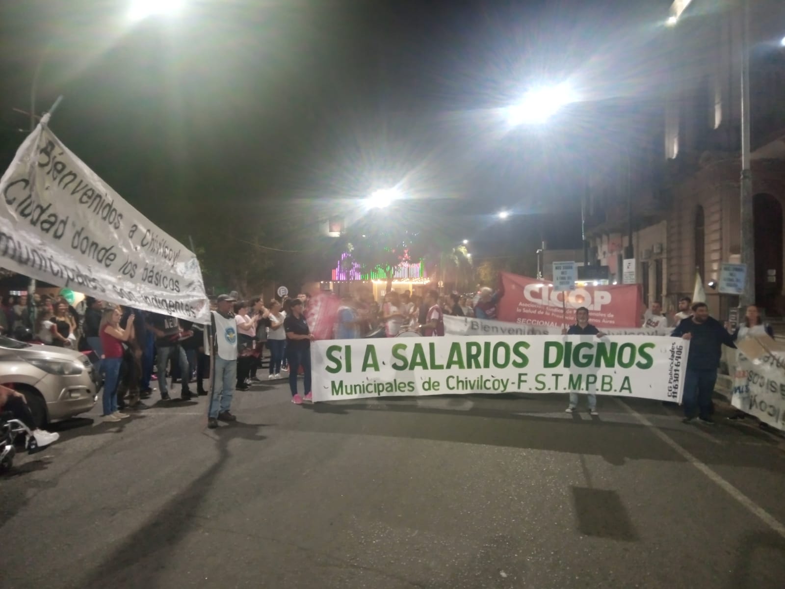 Diguardi y Scirica destacaron que la adhesión al paro ‘fue contundente’