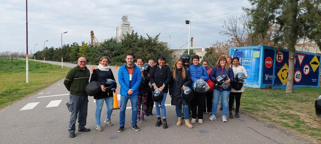 “Ya hemos entregado más de 3500 cascos”, consignó Matías Maleichuk