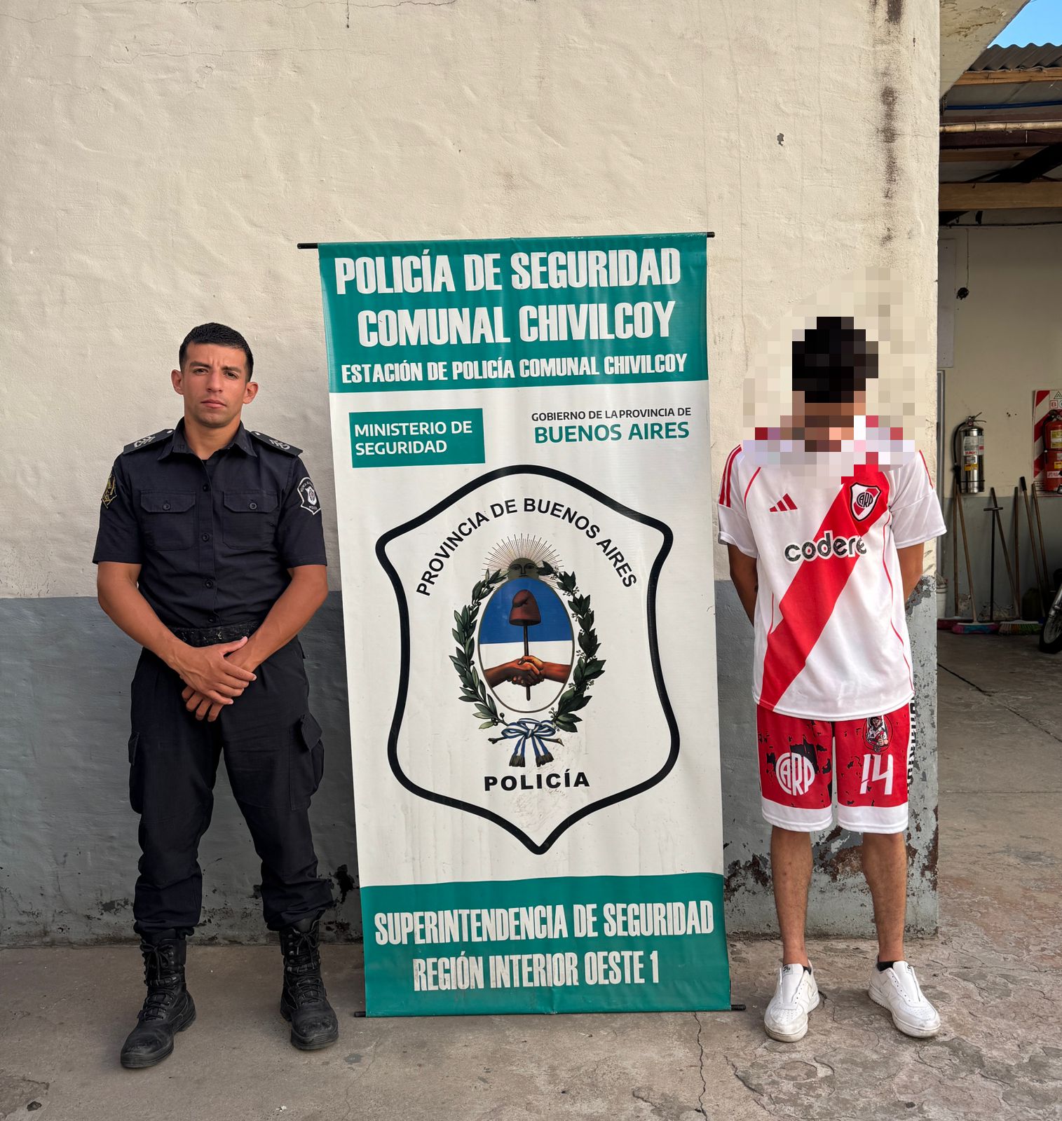 Fue detenido un masculino involucrado en varios delitos contra la propiedad