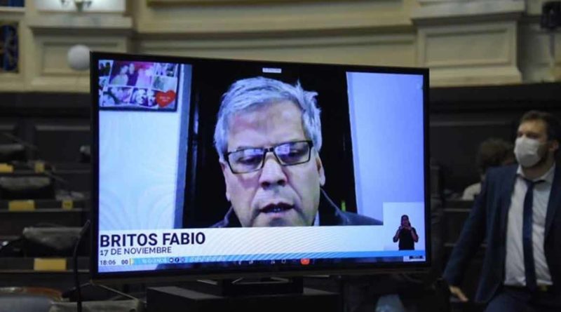 Fabio Britos destacó el “saldo positivo” de la sesión virtual