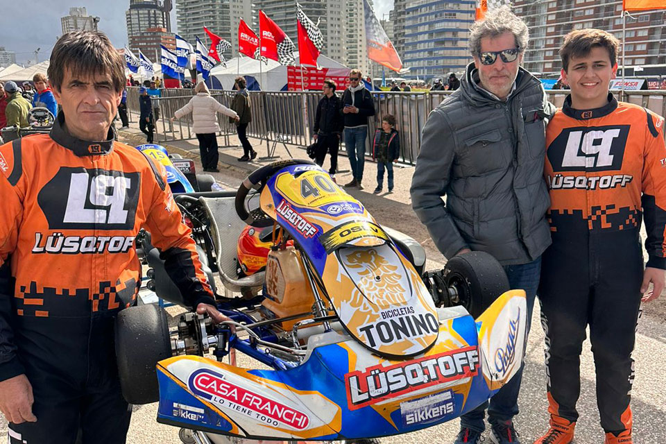 Eduardo y Bruno Viglietti compitieron en el callejero de Punta del Este