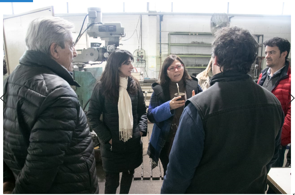 Visita al Parque Industrial 
Constanza Alonso “Queremos un gobierno que priorice el trabajo y la pro