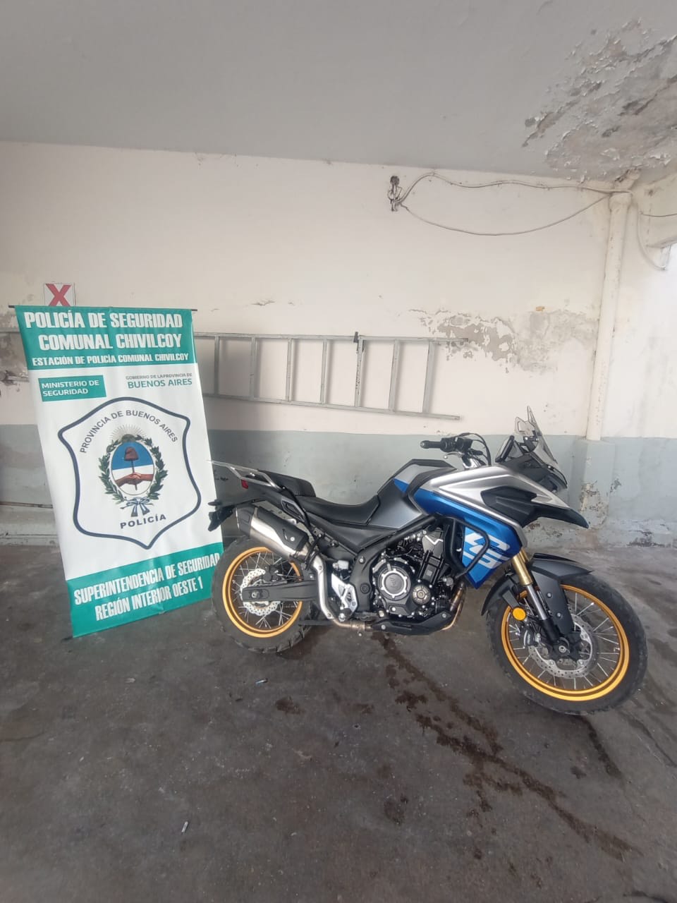Detenido por circular en una moto robada