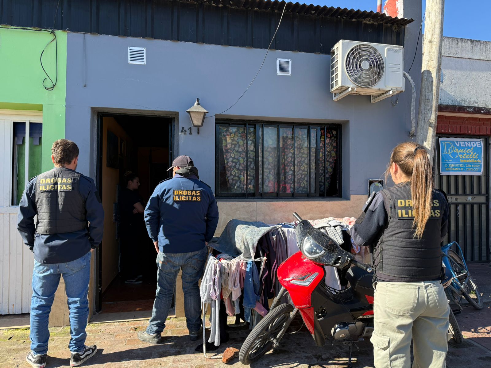 Infracción a la Ley de Drogas: En allanamientos secuestraron marihuana y celulares en Chivilcoy