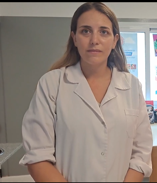 “Principalmente en la última semana levantó la cantidad de positivos”, sostuvo Florencia Mesplet