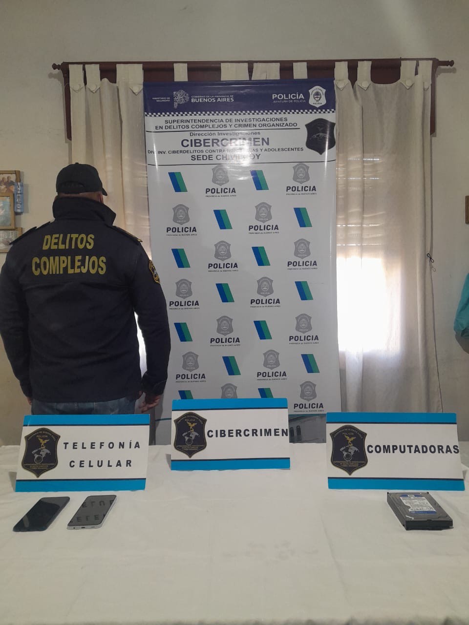 Allanamiento por Grooming, donde resultó víctima menor de edad de Chivilcoy.