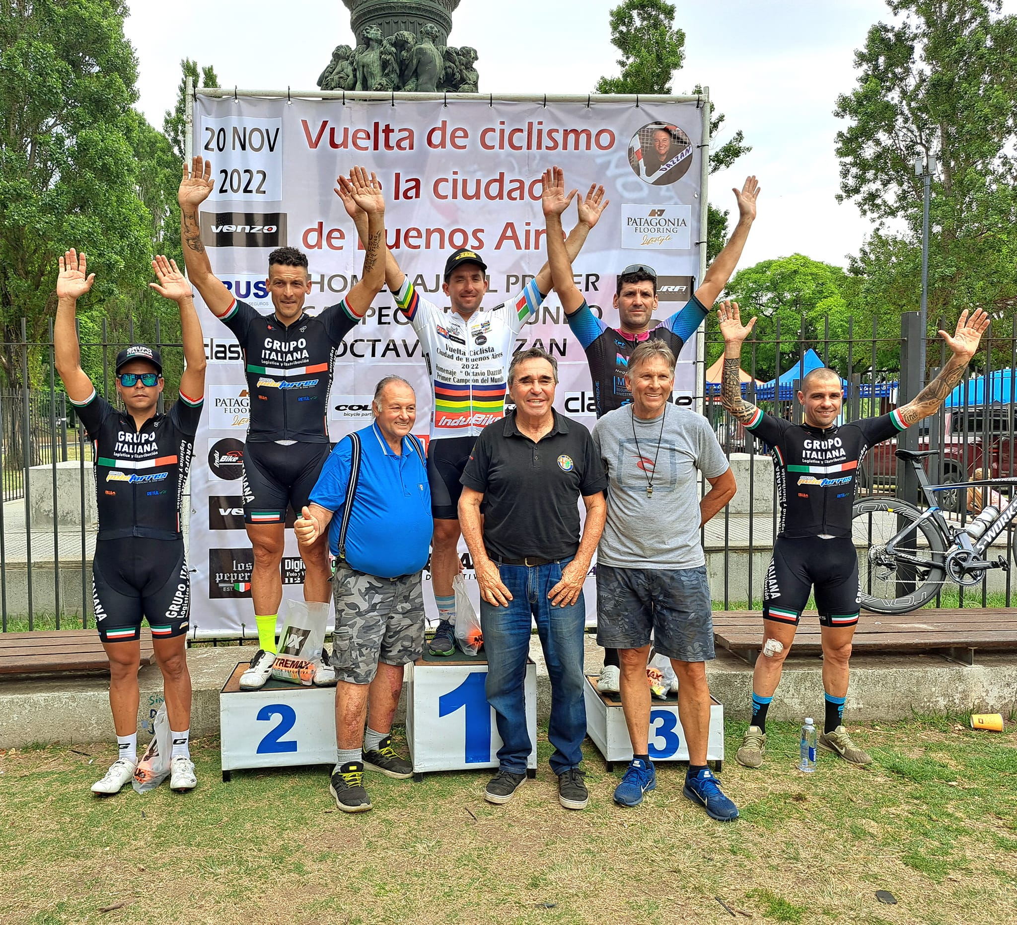 Ariel Di Palma se subió al podio del Gran Premio Homenaje a Octavio Dazan