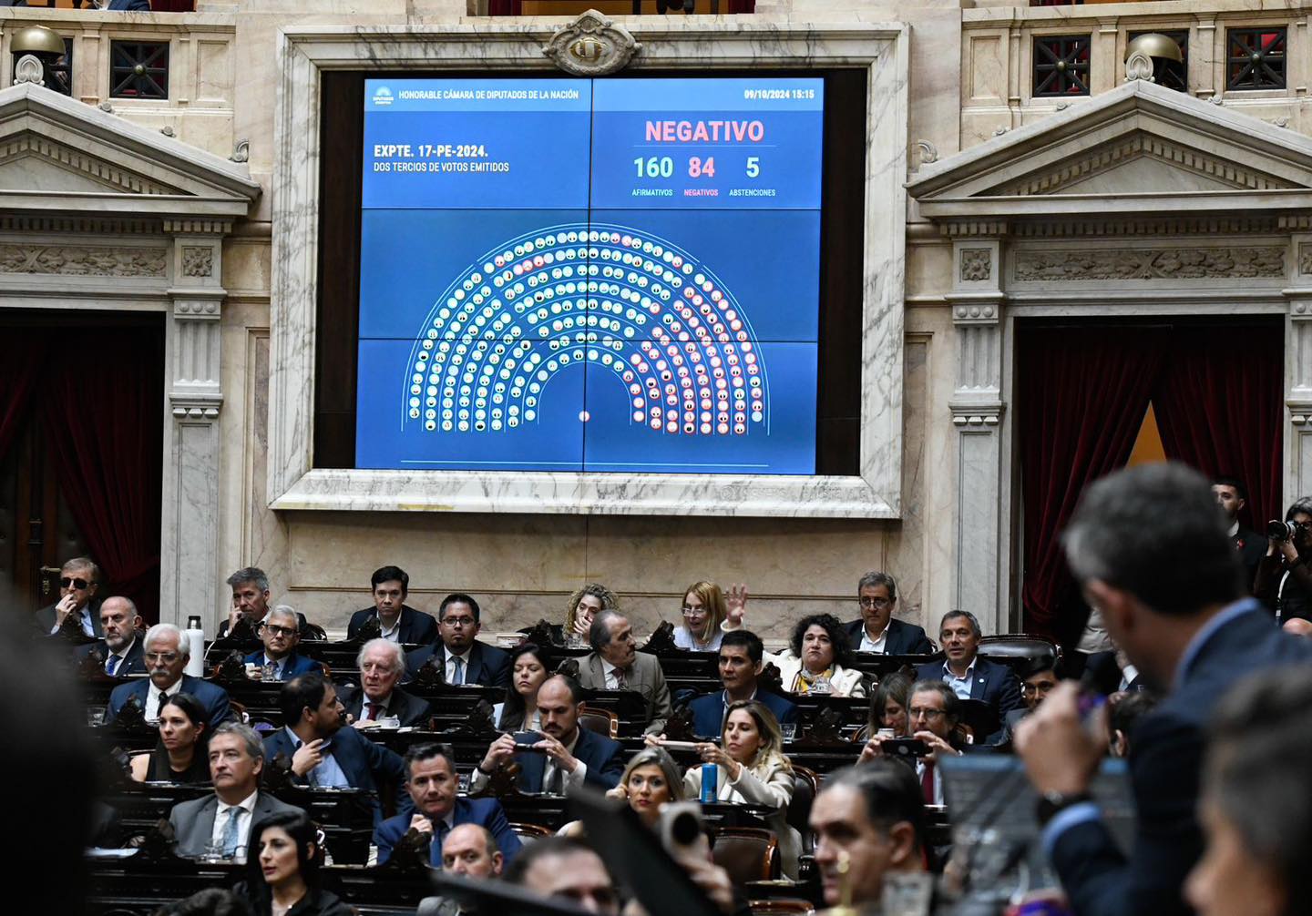 Falcone votó a favor del veto y pidió discutir ‘el rol de la universidad’; Alonso rechazó el veto y solicitó ‘el financimiento’; Randazzo no acompañó el veto pero pidió ‘auditorías’