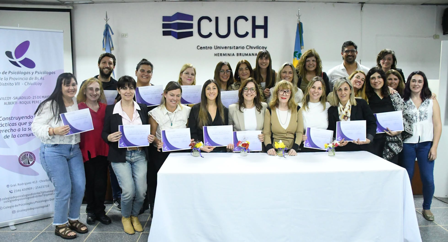 Chivilcoy fue sede del cierre de la primera cohorte de la Especialización en Psicología Jurídico-Forense