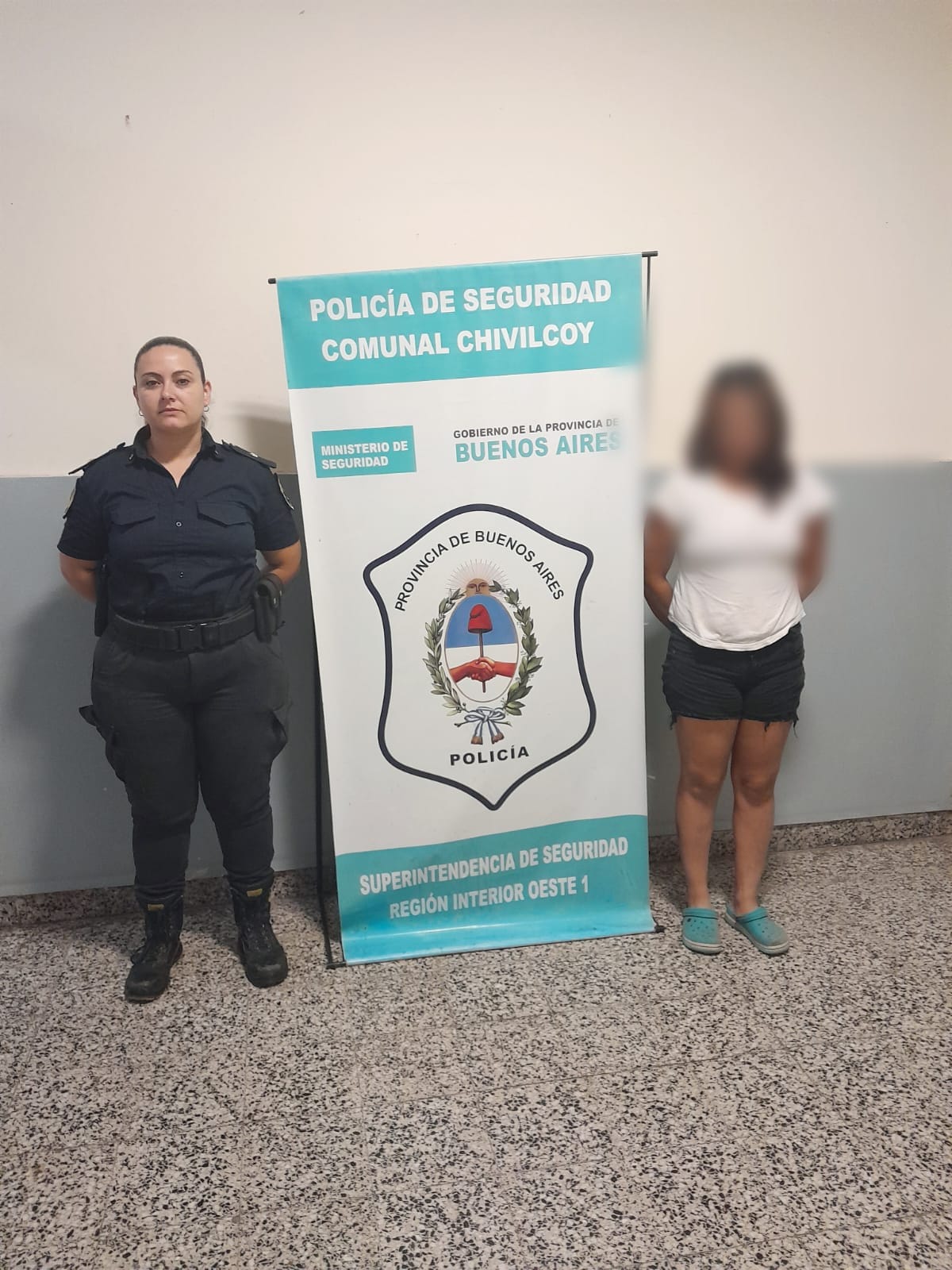 Detuvieron a una mujer con frondosos antecedentes penales que cumplía con arresto domicilio.