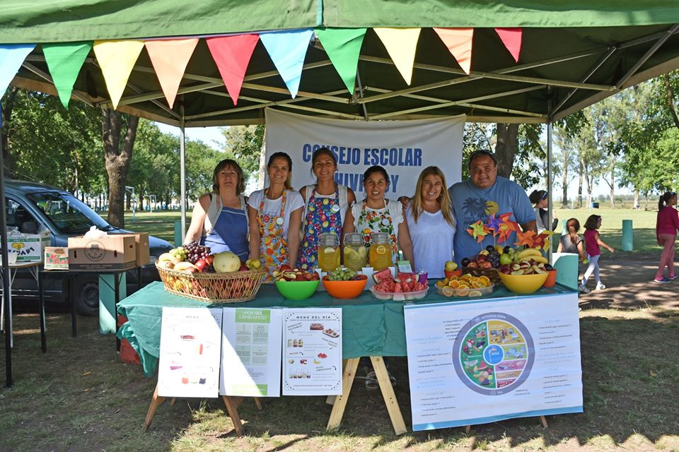 Alimentación en las escuelas 
 “El menú es saludable durante todo el año”, subrayó Georgina Neris