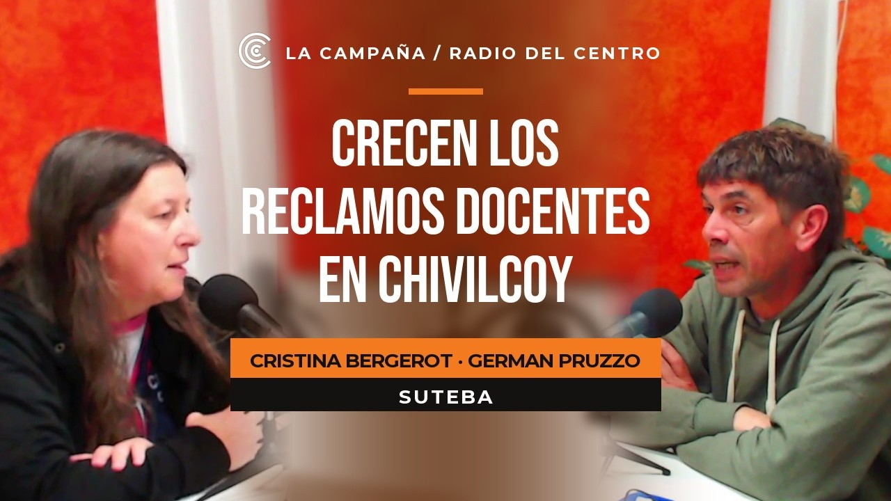 Suteba Chivilcoy advierte sobre la violencia escolar y convoca a la Marcha Federal