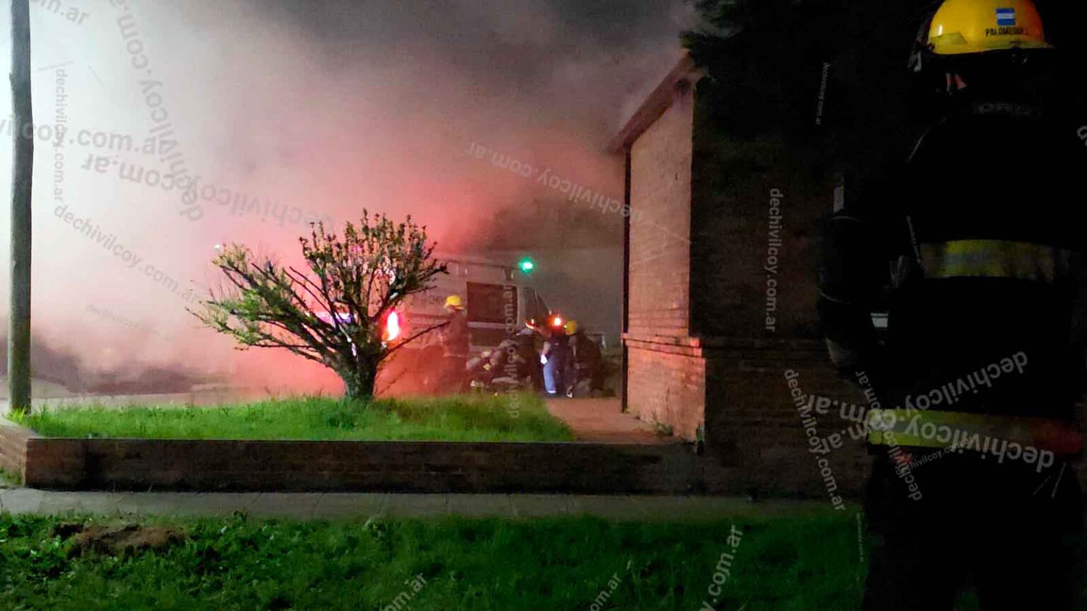 Chivilcoy: murió una mujer tras ser rescatada de un incendio