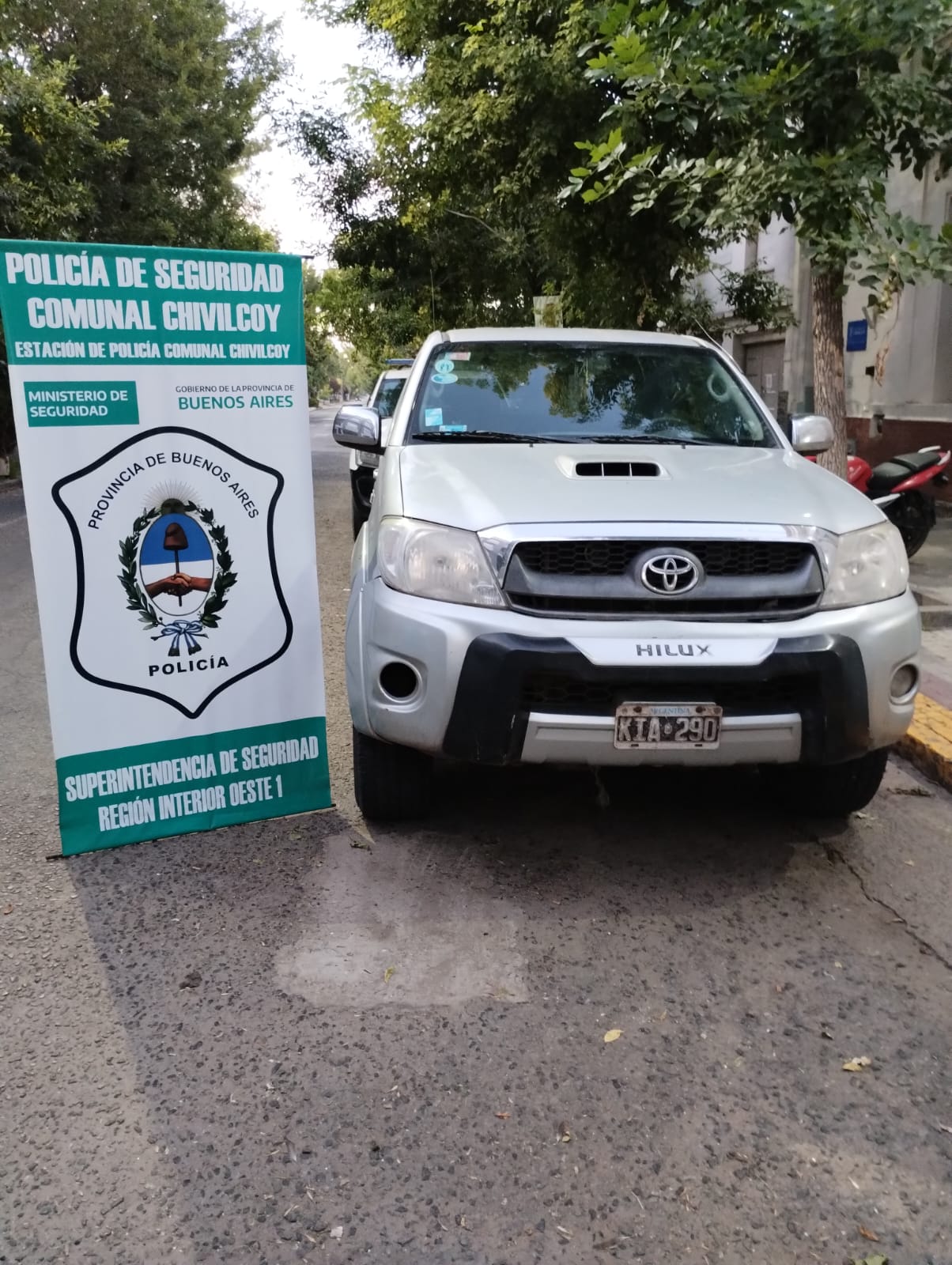 La Policía esclareció dos robos de camionetas ocurridos en la zona de la Plaza Belgrano.