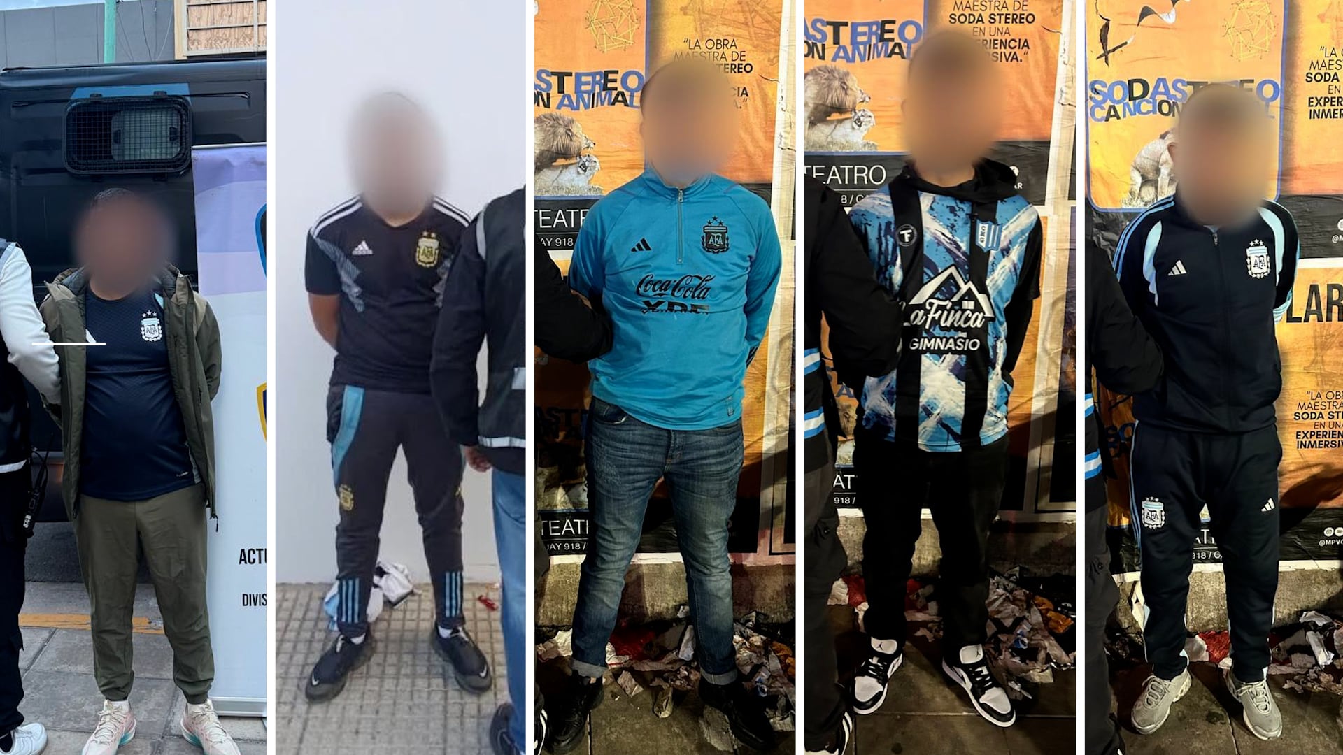 Detuvieron a dos prófugos y a tres ladrones en los accesos al estadio de River