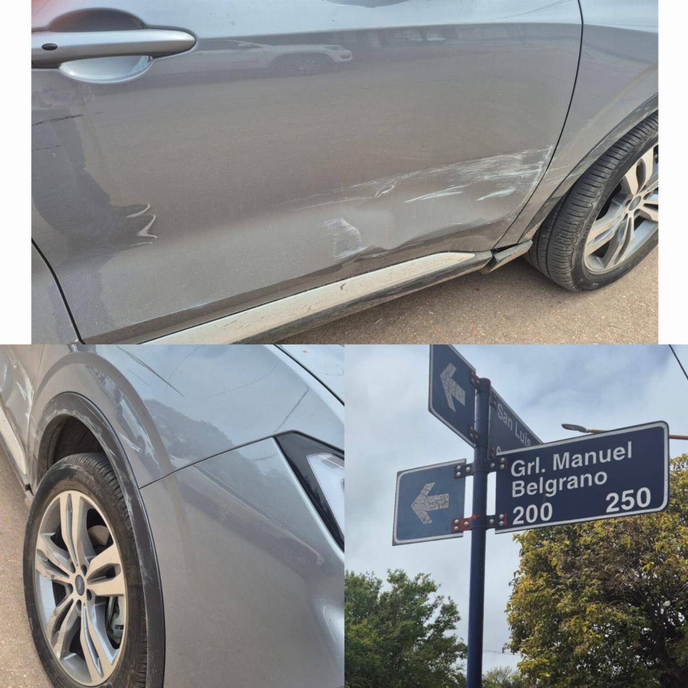 Chacabuco: le chocaron la camioneta estacionada, la dejaron destruida y escaparon