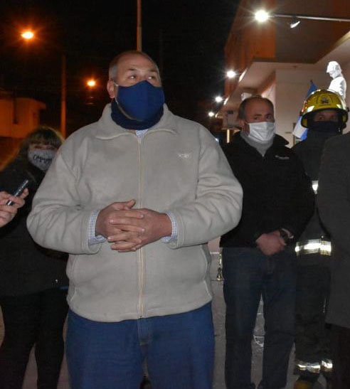 Sergio Cavallero
“Estamos trabajando con lo necesario, para que no les falte nada al bombero y tampo