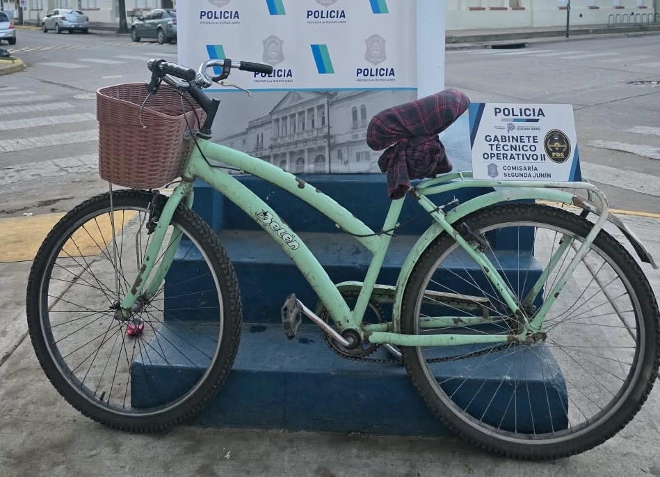 Chacabuco: aprehendieron a un sospechoso y secuestraron una bicicleta tras un allanamiento