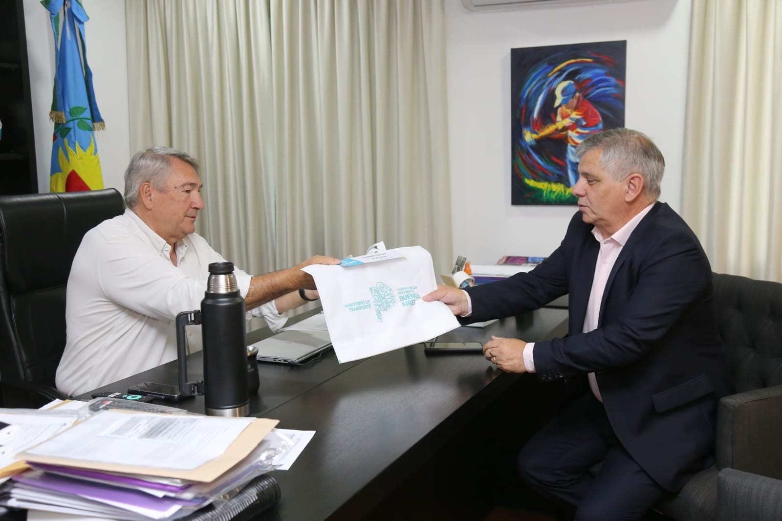 El objetivo de las conversaciones fue ‘encontrar soluciones para que los vecinos de Chivilcoy puedan seguir contando con transporte público’
