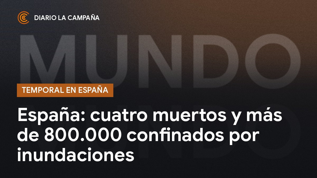 Temporal histórico en España: cuatro muertos y más de 800.000 personas confinadas
