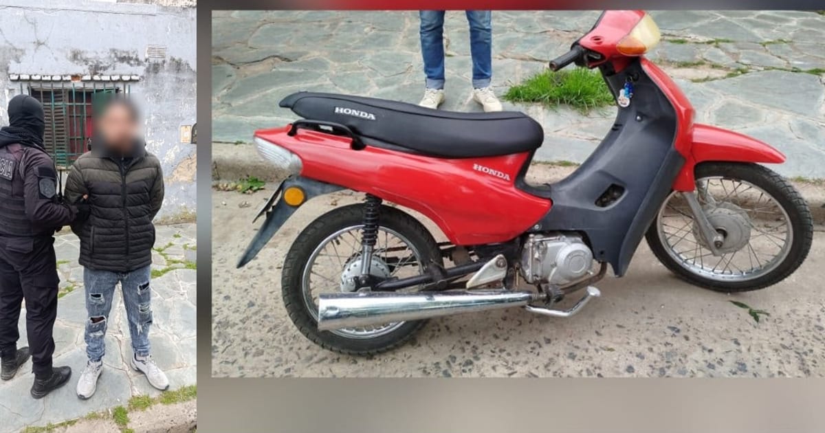 Pergamino: atraparon a un motociclista de 28 años con pedido de secuestro activo en José Hernández