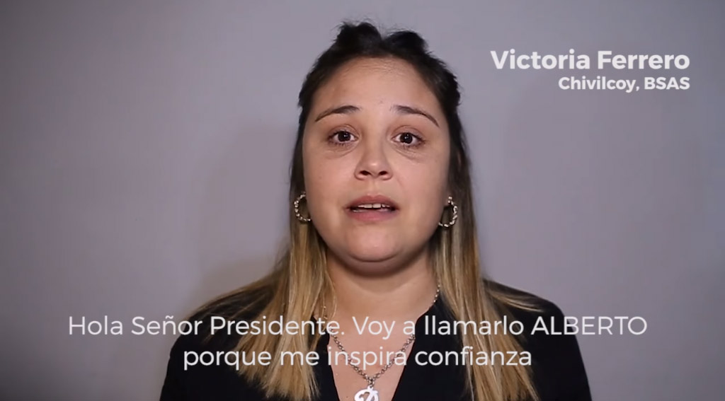 Publicación audiovisual
“No quiero morir, quiero vivir”, enfatizó Victoria Ferrero